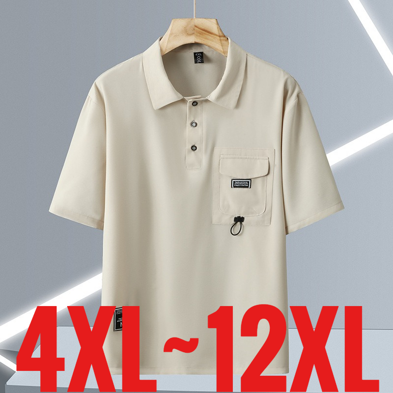 Golf Equipment Rental - เสื้อโปโลลำลองผู้ชายไซส์ใหญ่พิเศษ 12XL แขนสั้น สำหรับเล่นกอล์ฟ ไซส์ใหญ่พิเศษ 6xl