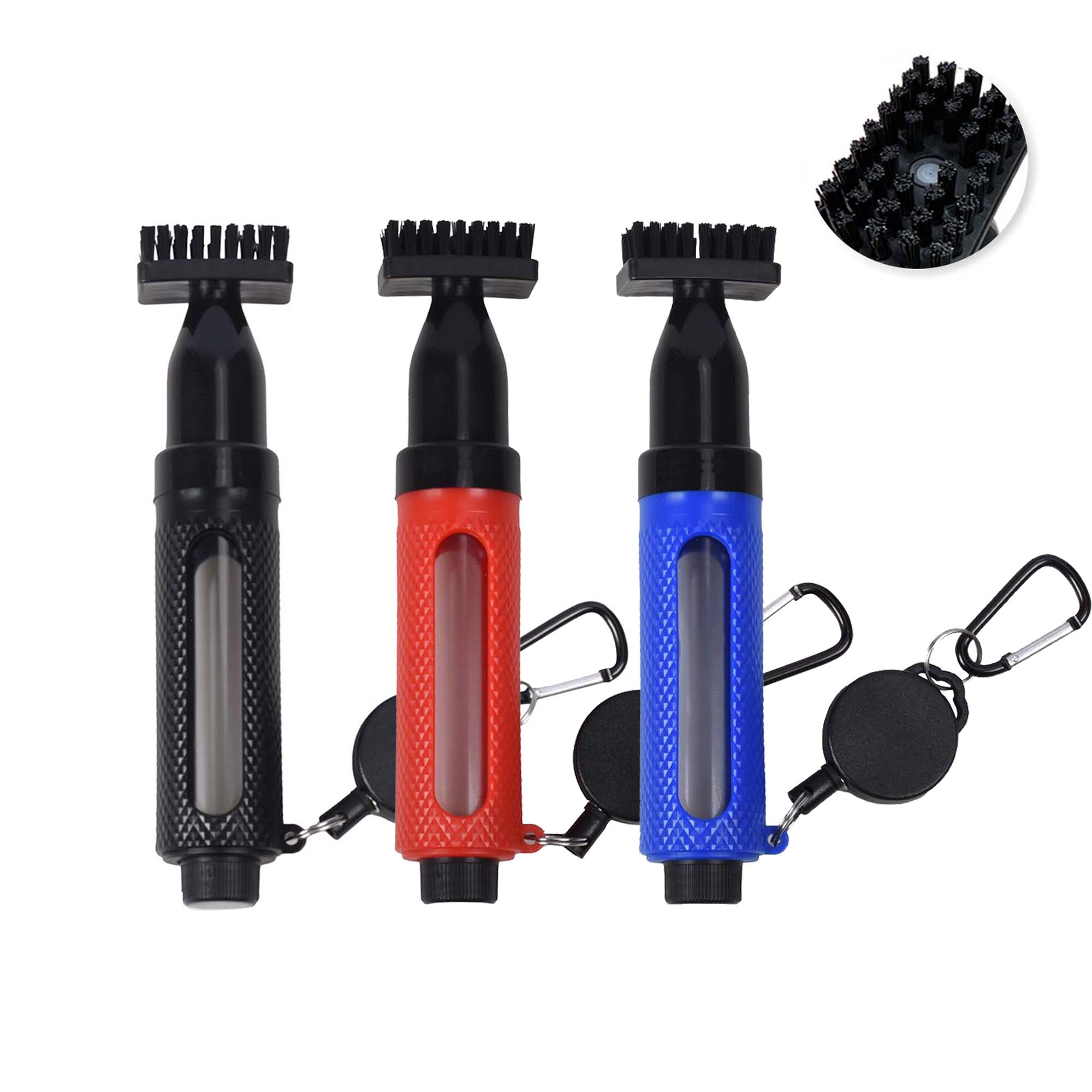 Golf Equipment Rental - แปรงทำความสะอาดไม้กอล์ฟพร้อมตะขอ แปรงฉีดน้ำแรงดันสูงแบบพกพา อุปกรณ์ทำความสะอาดถังน้ำ อุปกรณ์ทำความสะอาดไม้กอล์ฟ