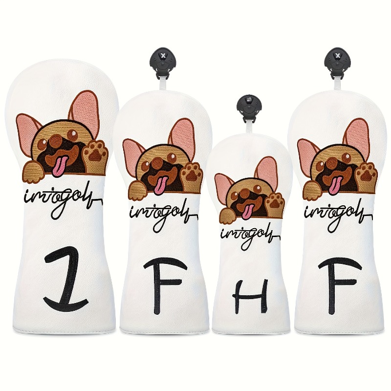 Golf Equipment Deals - 1pc Puppy Golf Club Cover -