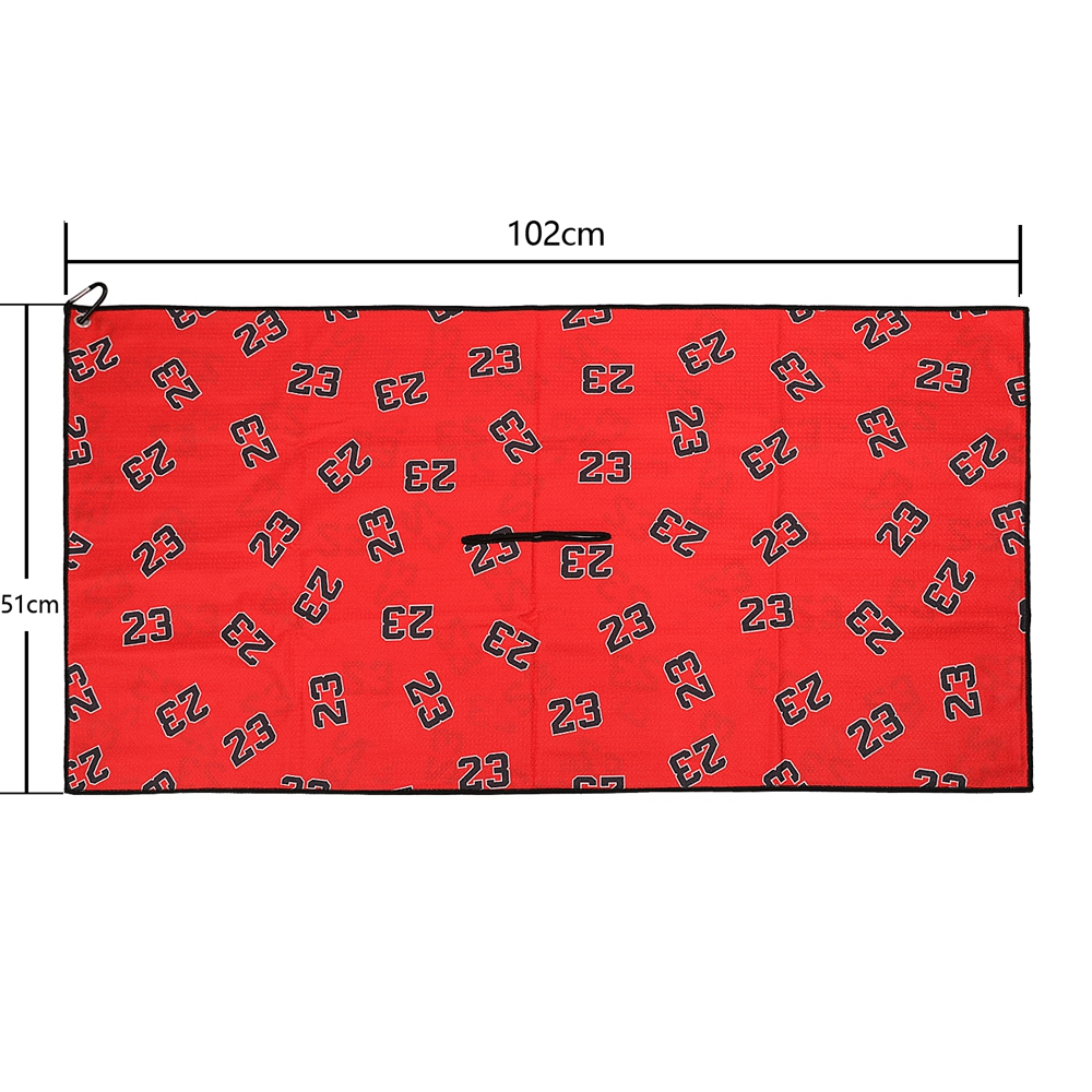 สีแดง # 23 สีม่วง # ผ้าขนหนูกอ - Golf Towel Waffle บทวิจารณ์และราคา