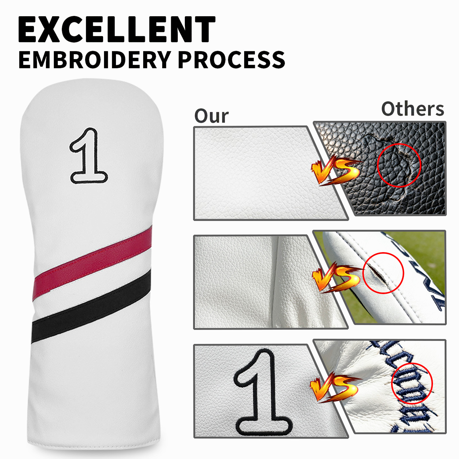 สโมสรกอล์ฟ # 1 # 3 # 5 # ปลอกค - Golf Equipment Rack บทวิจารณ์และราคา