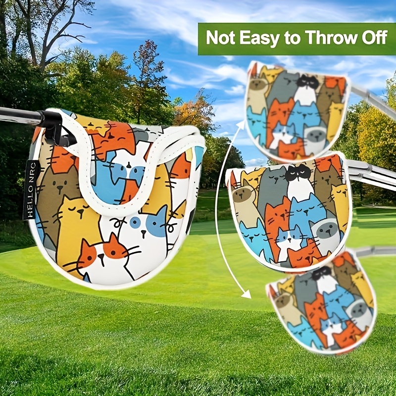 1 PC Mallet Putter HEAD COVER  - Golf Equipment Rack บทวิจารณ์และราคา