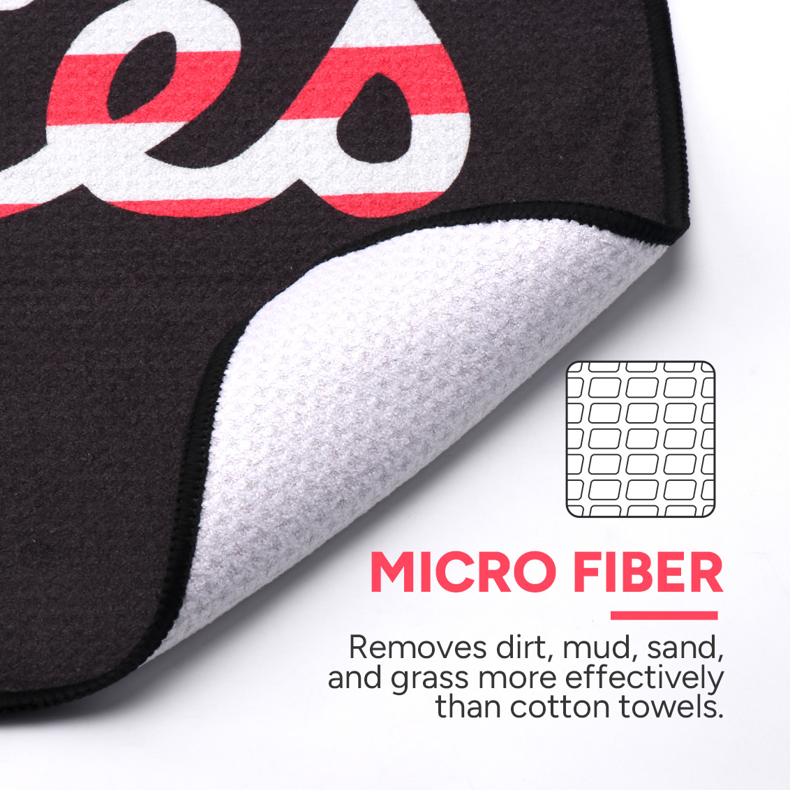 ผ้าเช็ดตัวแม่เหล็กสำหรับกอล์ฟล - Golf Towel Waffle บทวิจารณ์และราคา